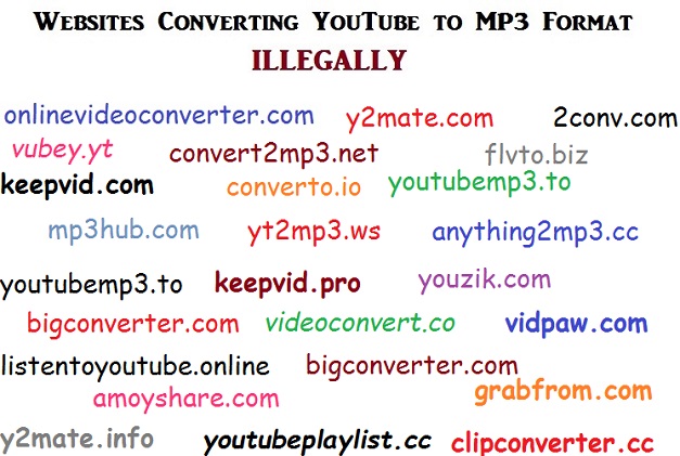 using youtube to mp3 converter legal